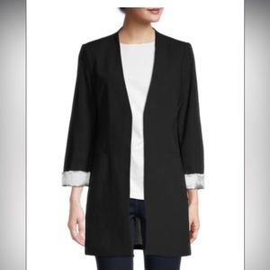 Calvin Klein oversized roll cuff blazer